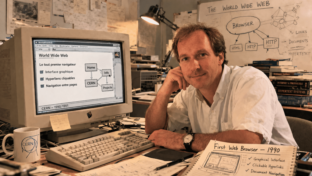 Creation of the First Graphical Web Browser