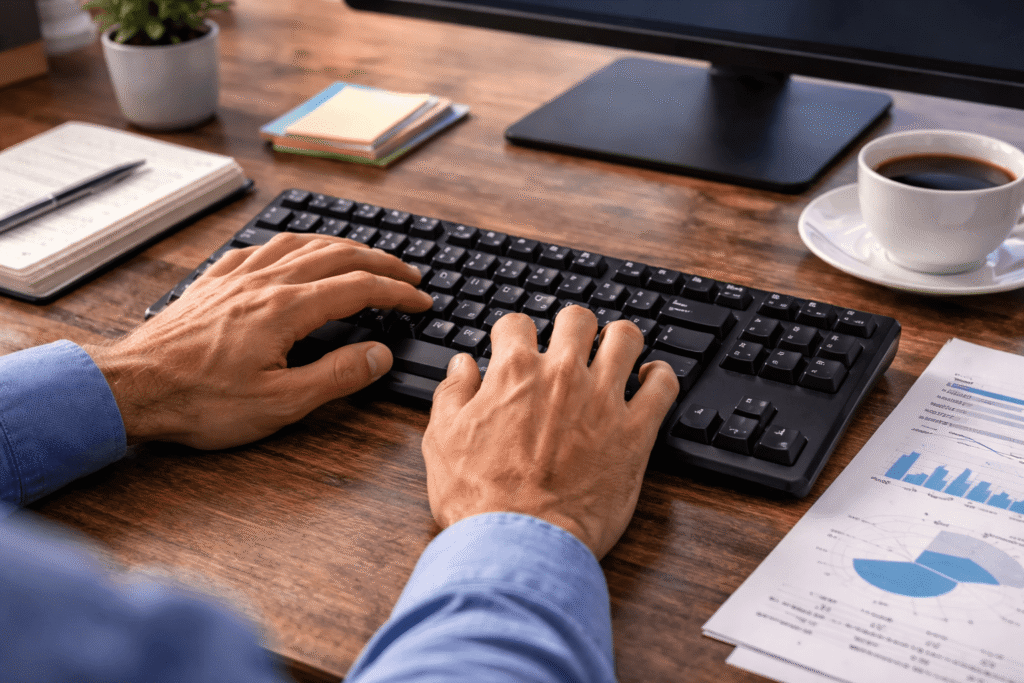 different sign on keyboard