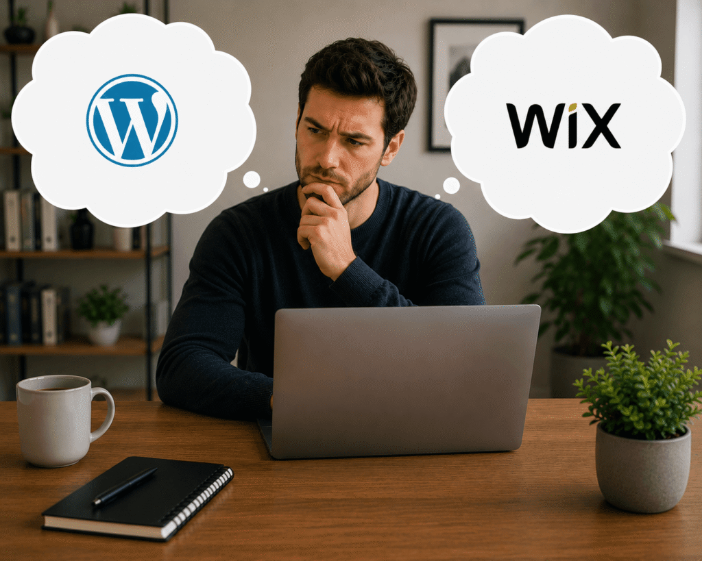 WordPress ou Wix