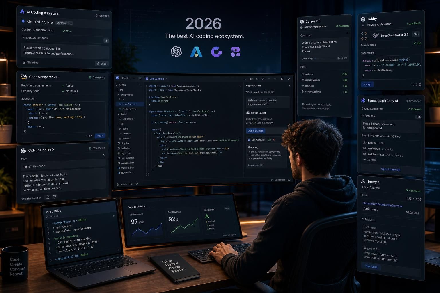 Best AI for coding in 2026 with top AI coding tools for developers
