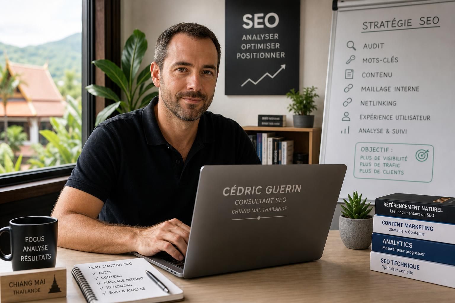 Cedric Guerin Chiang Mai SEO consultant profile and search optimization expertise