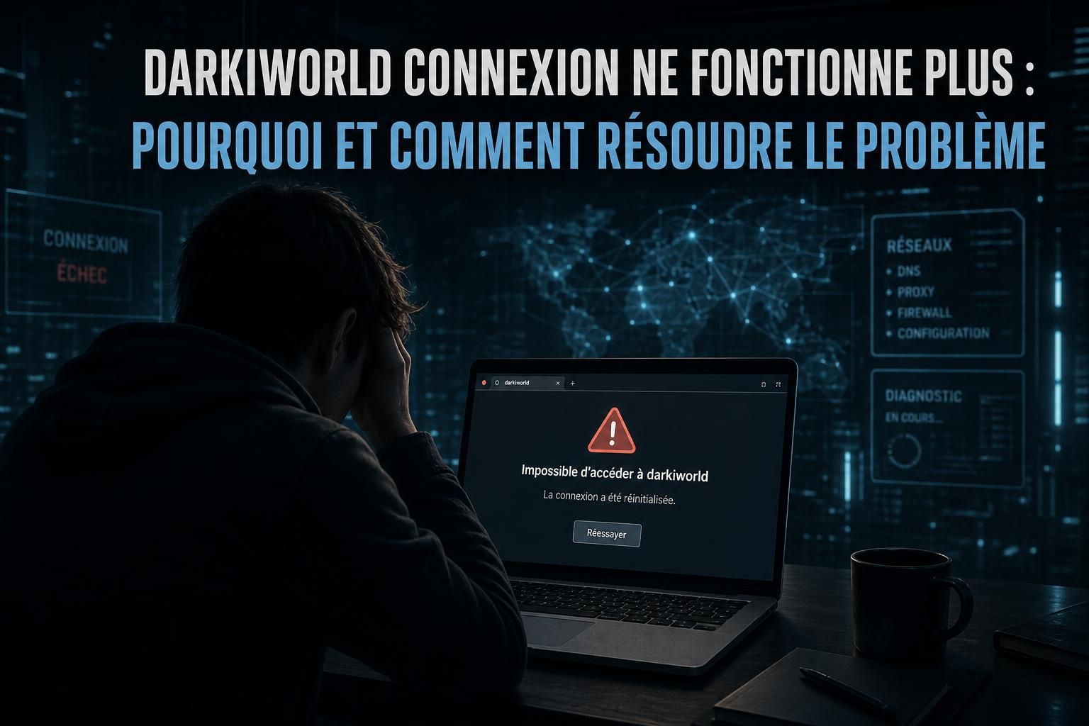 découvrez les étapes à suivre lorsque vous ne pouvez plus accéder au site darkiworld connexion et apprenez comment résoudre ces problèmes rapidement.