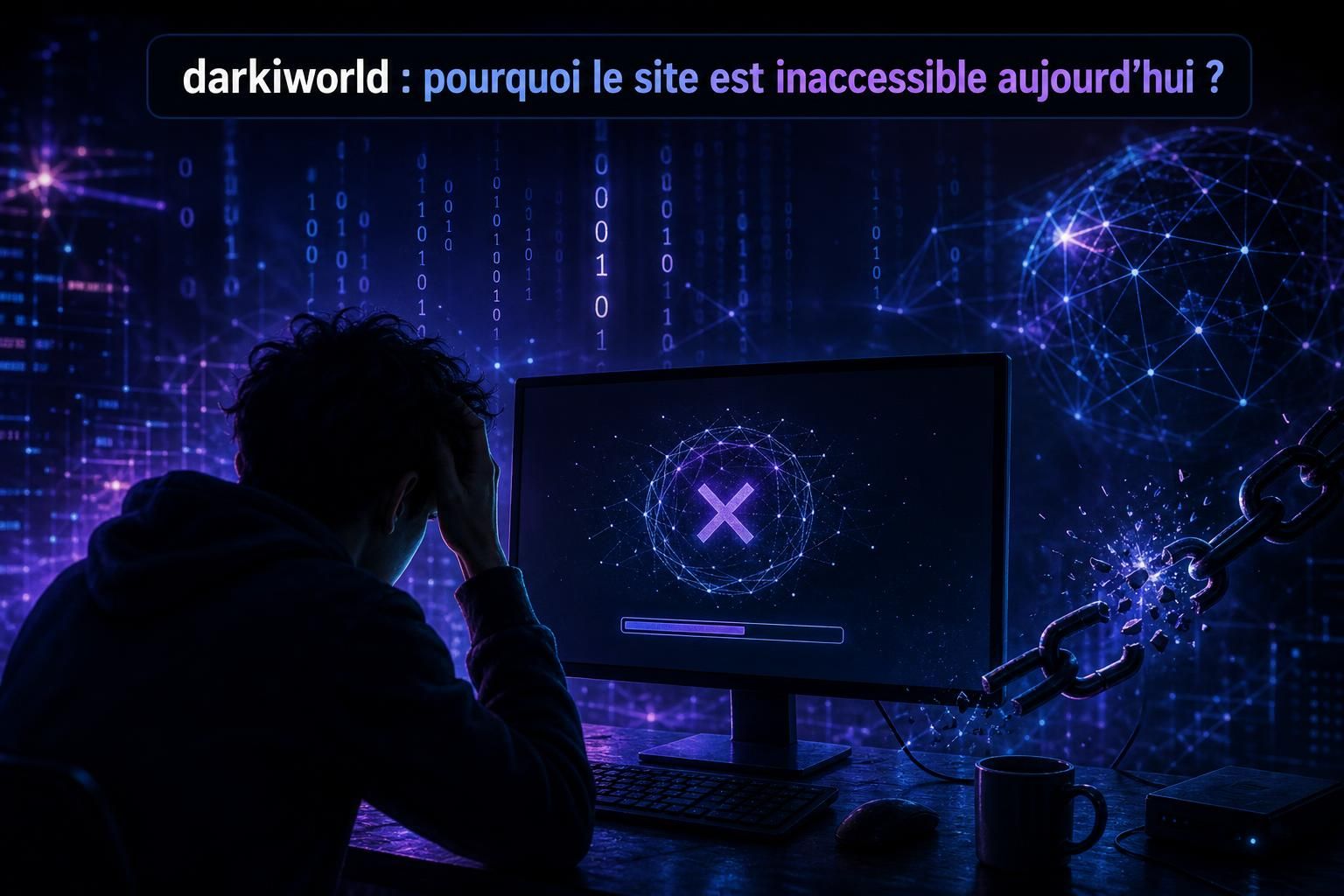 découvrez comment résoudre les problÚmes d'accÚs à darkiworld login et les solutions efficaces lorsque vous ne pouvez pas accéder au site.