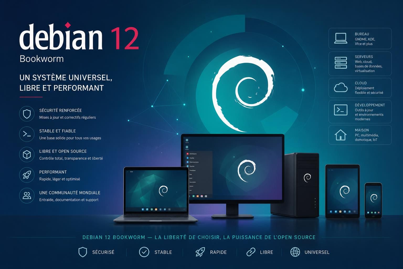 découvrez les informations essentielles à connaître avant d’installer debian 12.0, la dernière version stable de linux, incluant ses nouveautés, exigences système et conseils d'installation.