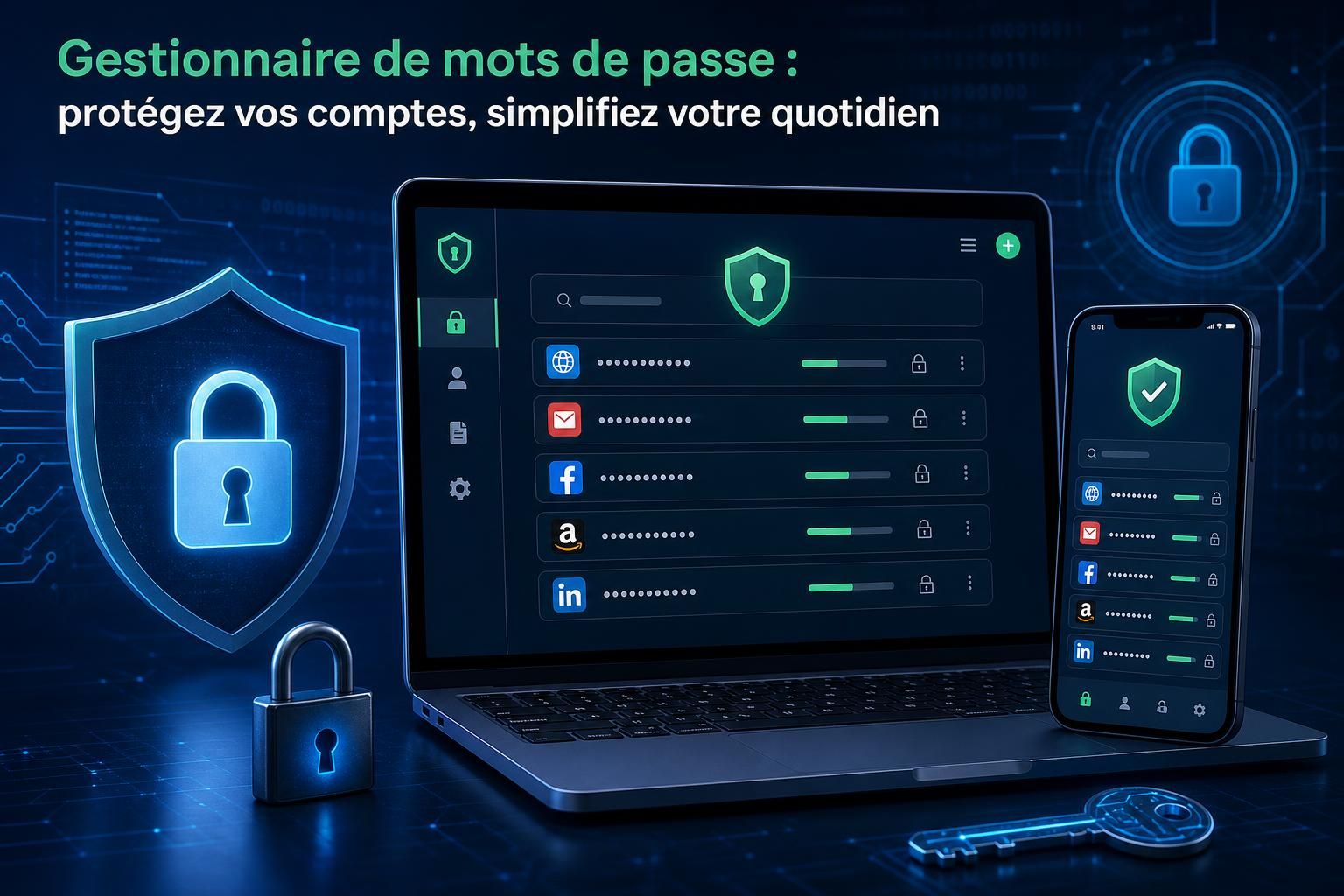 découvrez notre guide pour choisir le meilleur gestionnaire de mot de passe et sécuriser efficacement tous vos comptes en ligne. comparatif, conseils et recommandations.