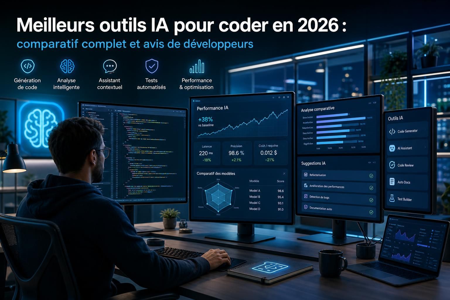 découvrez notre comparatif 2026 des meilleures ia pour coder, et trouvez les outils les plus performants pour optimiser votre développement informatique.