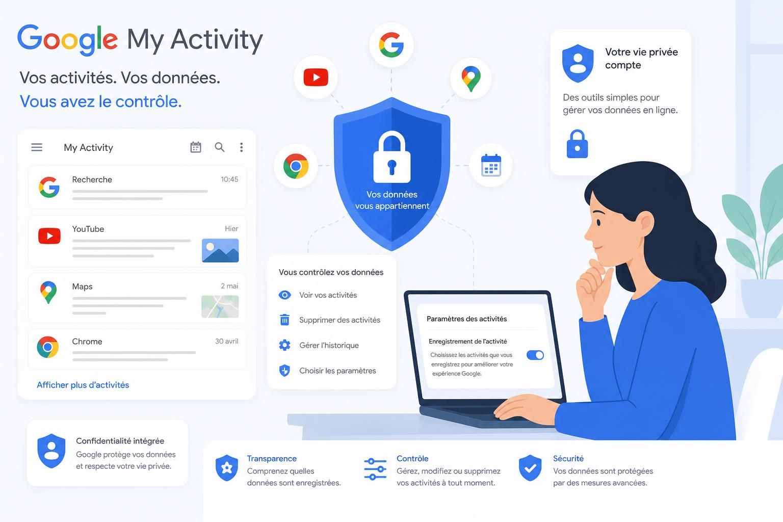 découvrez comment gérer efficacement vos données privées avec my activities google et reprenez le contrôle total de votre historique en toute simplicité.
