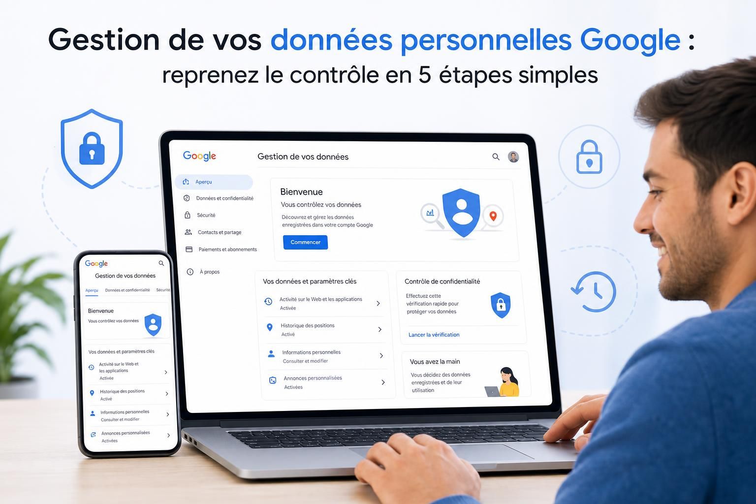 découvrez comment utiliser my activities google pour gérer efficacement vos données privées et reprendre le contrôle complet de votre historique de navigation.