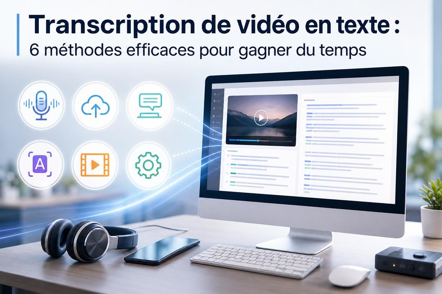 découvrez 6 méthodes efficaces pour récupérer rapidement le texte d'une vidéo youtube et gagner du temps dans vos transcriptions.