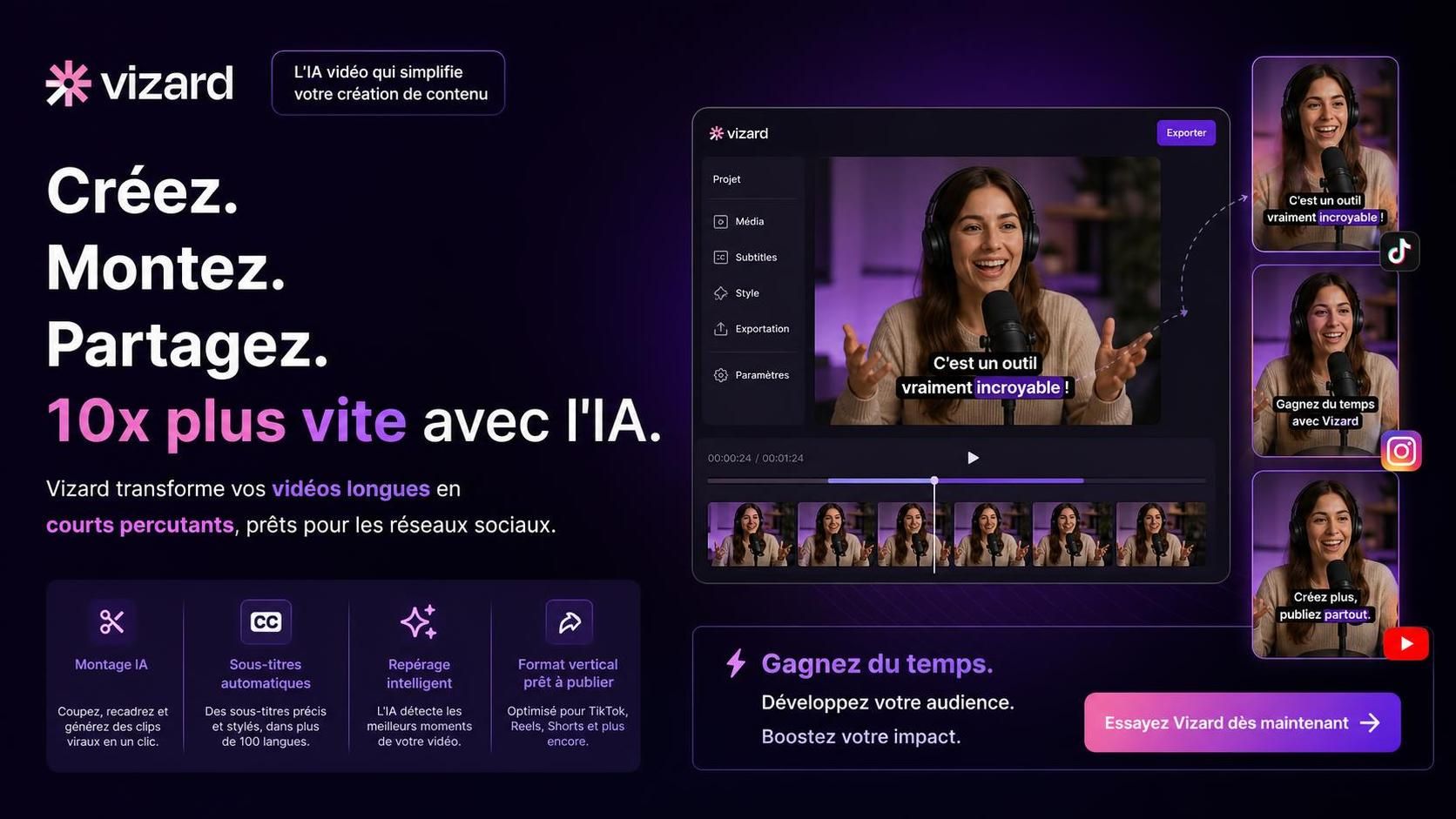 Vizard AI review 2026 showing features, advantages and limitations of the AI video clipping tool